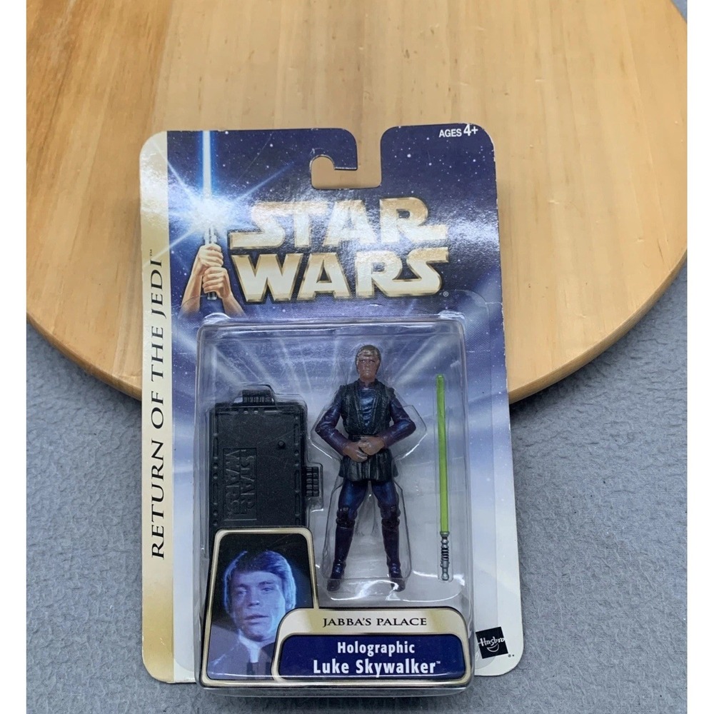HOLOGRAPHIC LUKE SKYWALKER #11 Star Wars 2004 Return of the Jedi 3.75" Figure